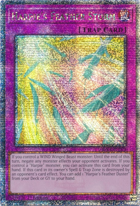 Image for Harpie's Feather Storm (Quarter Century Secret Rare) (1073) (RA01)