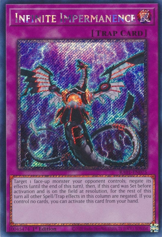 Image for Infinite Impermanence (Platinum Secret Rare) (1075) (RA01)