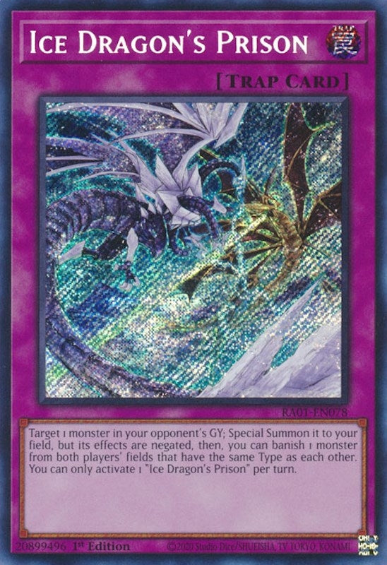 Image for Ice Dragon's Prison (Secret Rare) (1078) (RA01)
