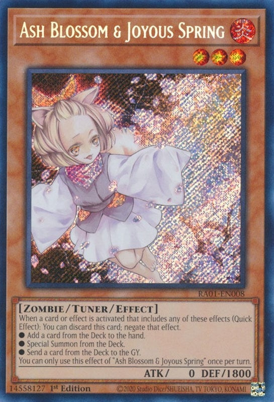 Image for Ash Blossom & Joyous Spring (Secret Rare) (1008) (RA01)
