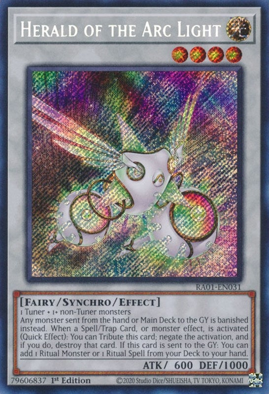 Image for Herald of the Arc Light (Secret Rare) (1031) (RA01)
