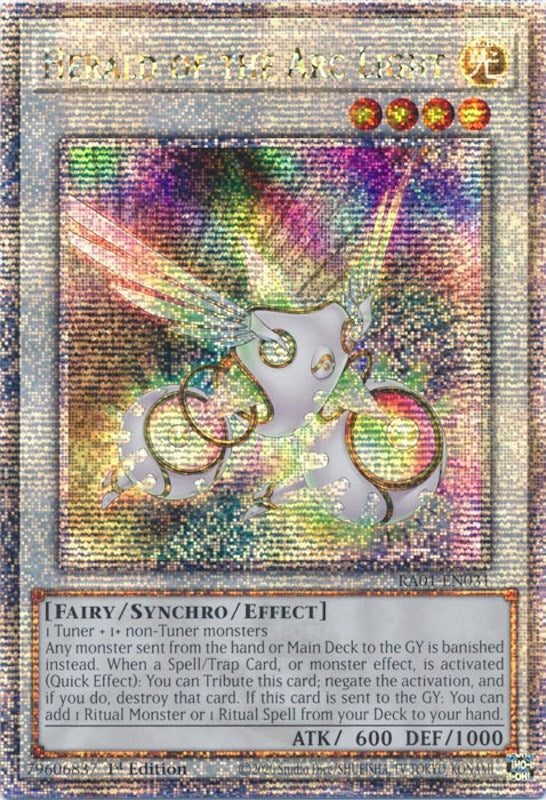 Image for Herald of the Arc Light (Quarter Century Secret Rare) (1031) (RA01)