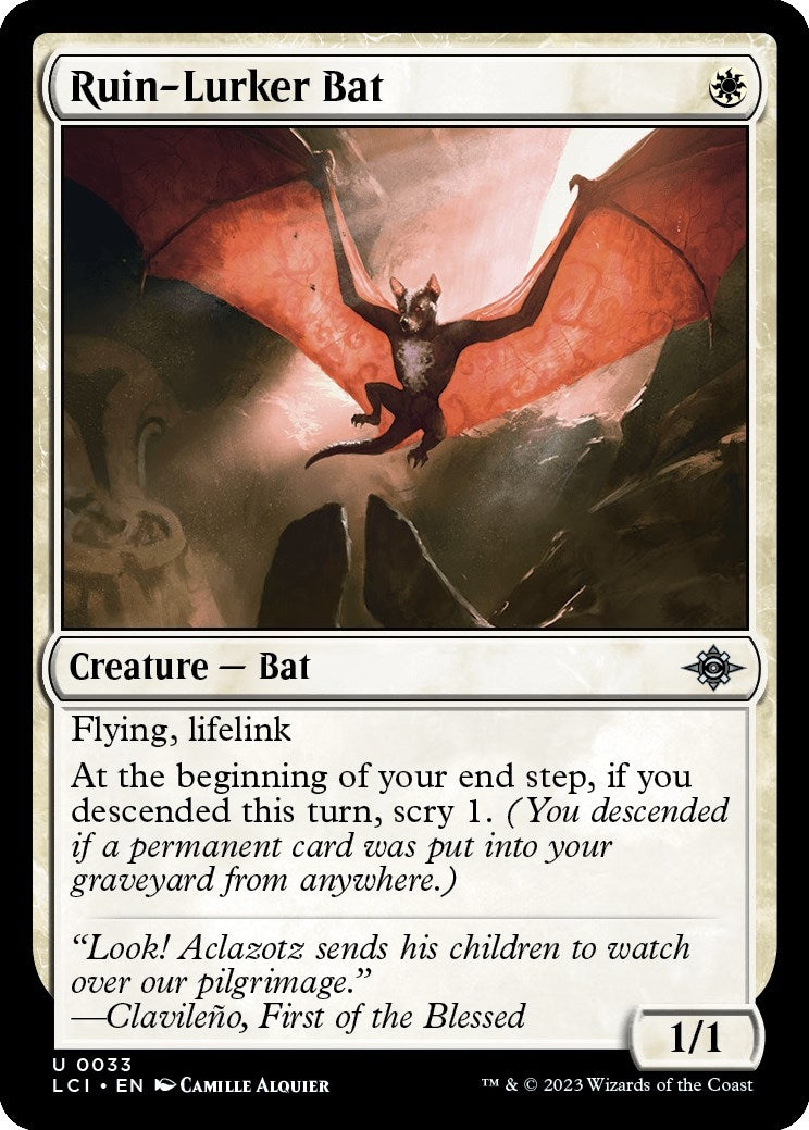 Image for Ruin-Lurker Bat (33) [The Lost Caverns of Ixalan]