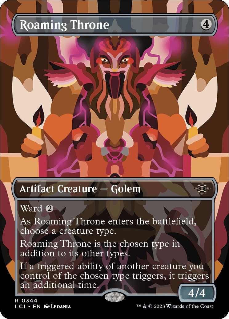 Image for Roaming Throne (Borderless) (344) [The Lost Caverns of Ixalan]