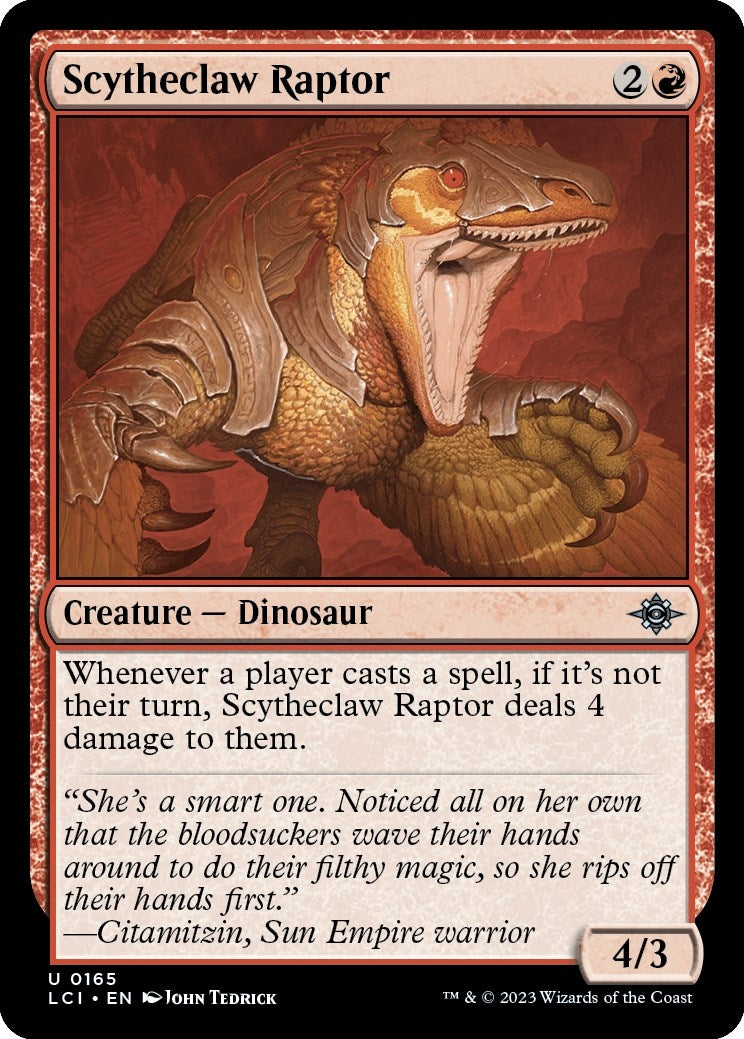 Image for Scytheclaw Raptor (165) [The Lost Caverns of Ixalan]