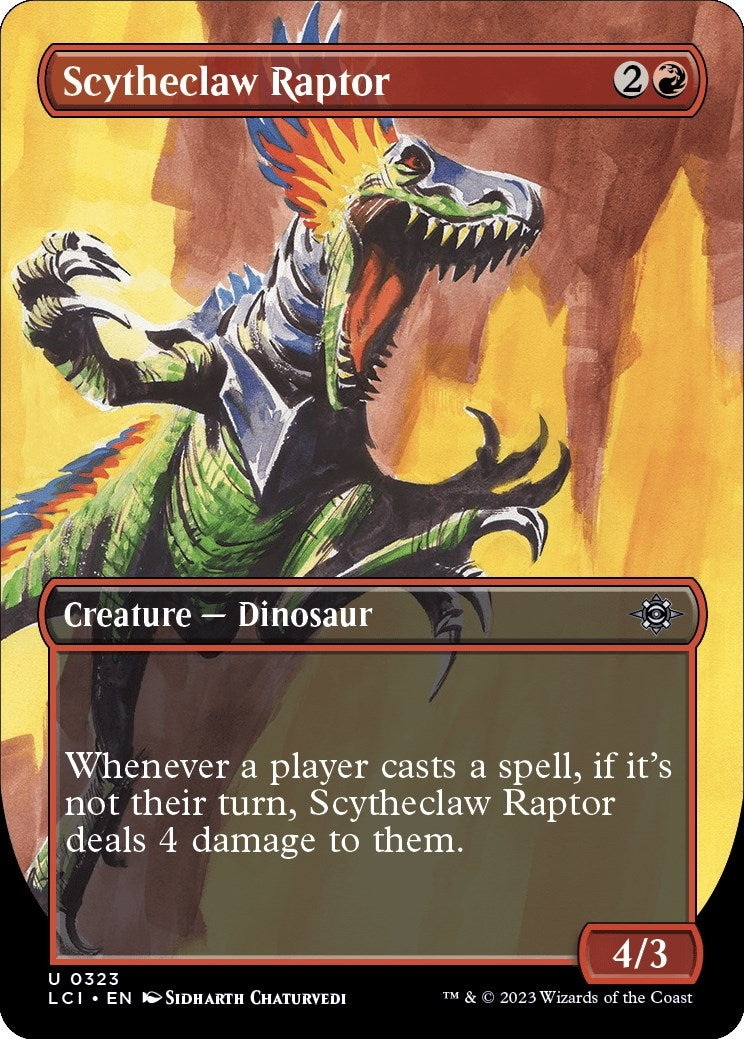 Image for Scytheclaw Raptor (Borderless) (323) [The Lost Caverns of Ixalan]