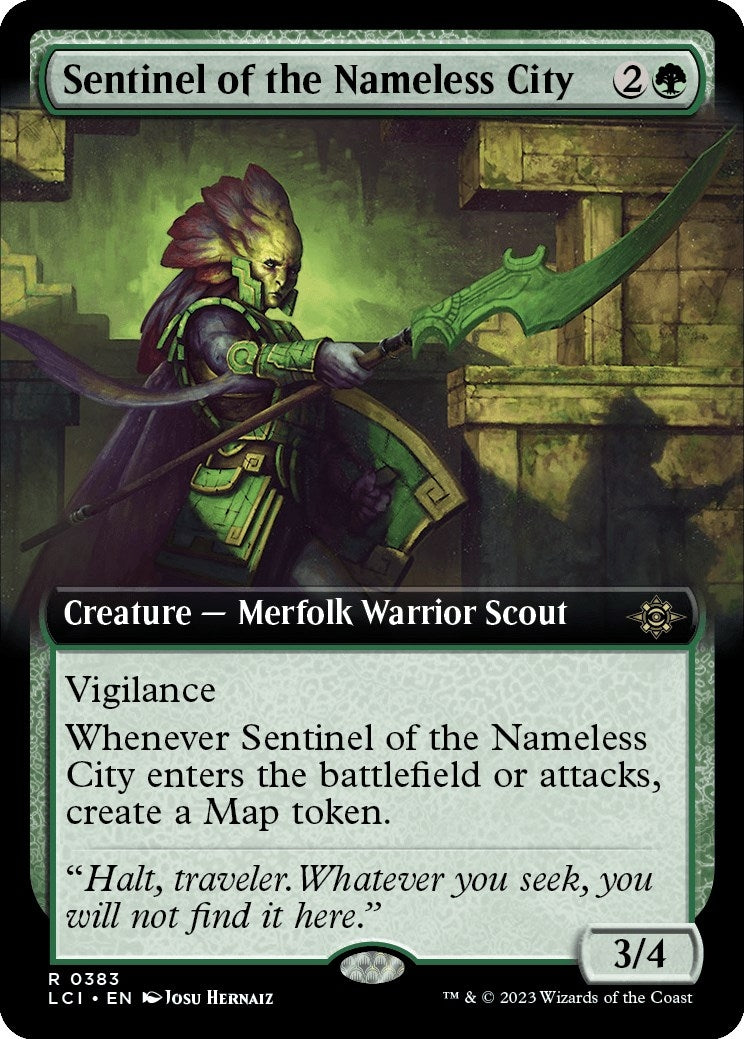 Image for Sentinel of the Nameless City (Extended Art) (383) [The Lost Caverns of Ixalan]