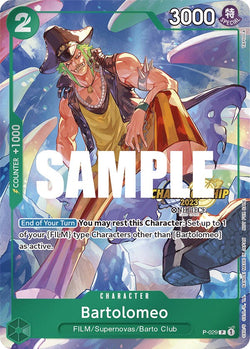 Collection of Bartolomeo (CS 2023 Event Pack) [One Piece Promotion Cards] in a gallery layout