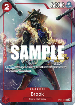 Collection of Brook (CS 2023 Celebration Pack) [One Piece Promotion Cards] in a gallery layout