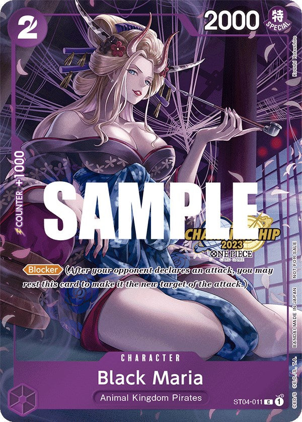 Collection of Black Maria (CS 2023 Celebration Pack) [One Piece Promotion Cards] in a gallery layout