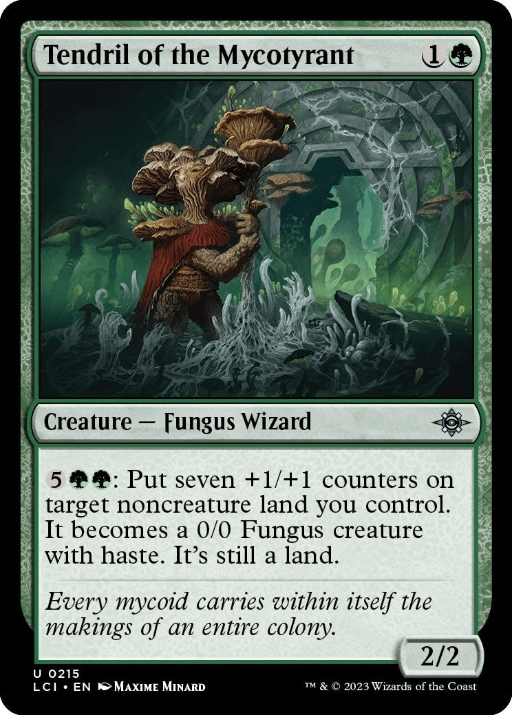 Image for Tendril of the Mycotyrant (215) [The Lost Caverns of Ixalan] - Magic: The Gathering