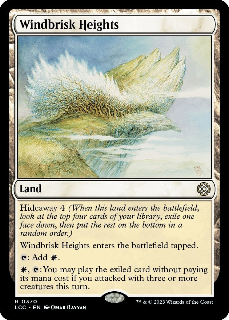 Image for Windbrisk Heights (370) (LCC) - Magic: The Gathering
