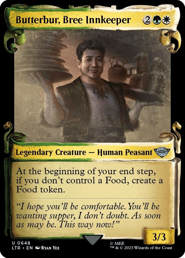 Image for Butterbur, Bree Innkeeper (Showcase Scrolls) (648) (LTR)