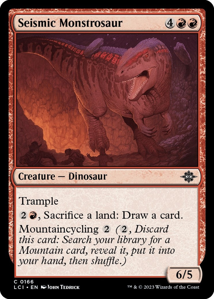 Image for Seismic Monstrosaur (166) [The Lost Caverns of Ixalan]