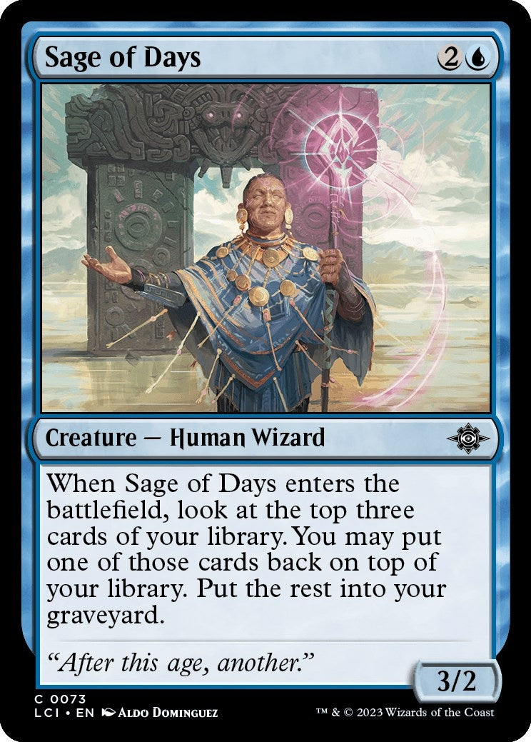 Image for Sage of Days (73) [The Lost Caverns of Ixalan]