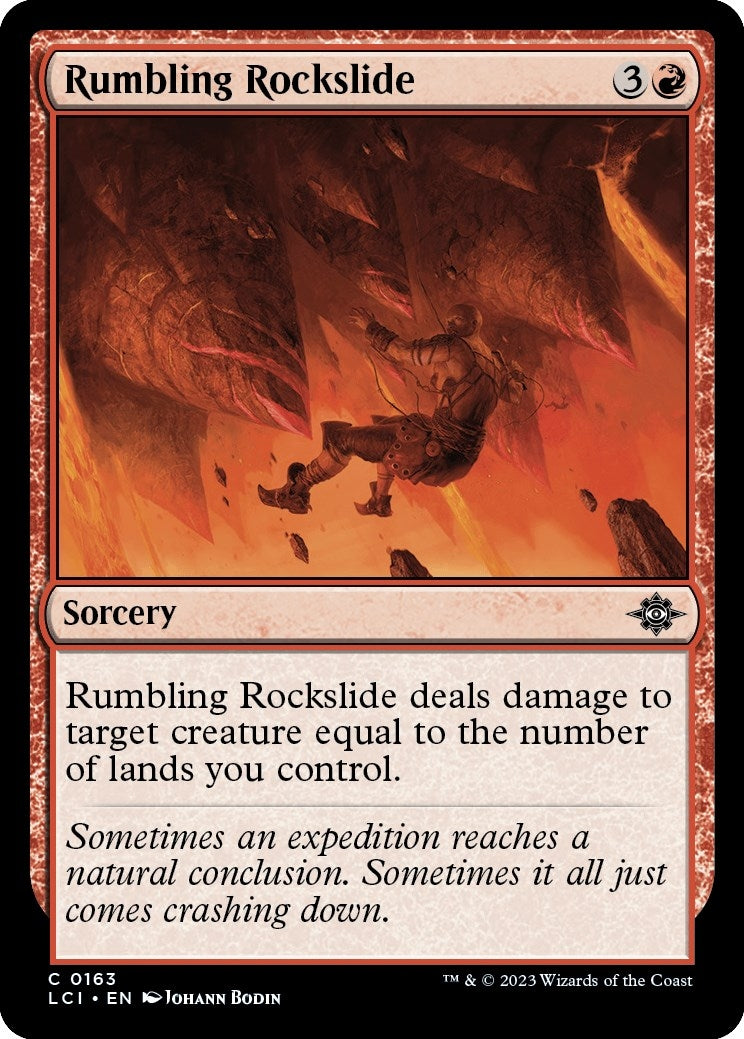Image for Rumbling Rockslide (163) [The Lost Caverns of Ixalan]