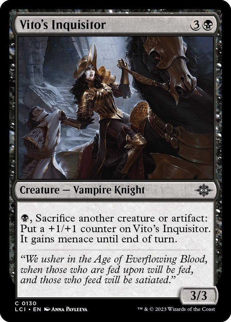 Image for Vito's Inquisitor (130) [The Lost Caverns of Ixalan] - Magic: The Gathering