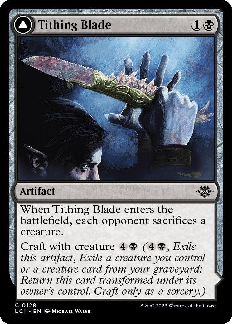 Image for Tithing Blade (128) [The Lost Caverns of Ixalan] - Magic: The Gathering