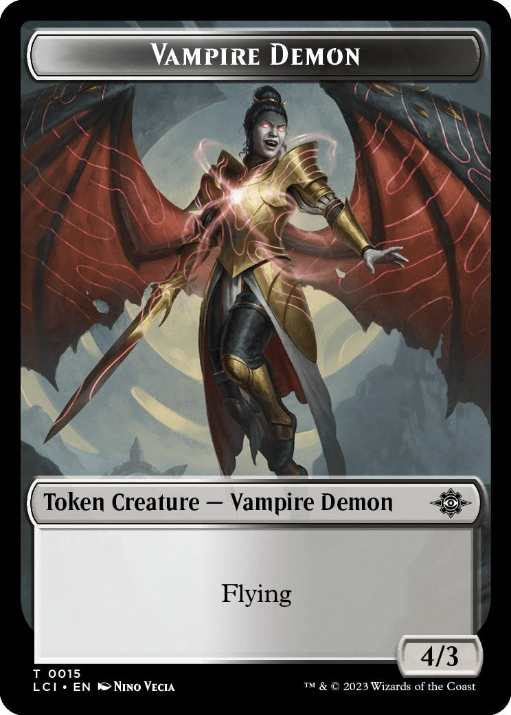 Image for Vampire Demon Token (15) [The Lost Caverns of Ixalan] - Magic: The Gathering
