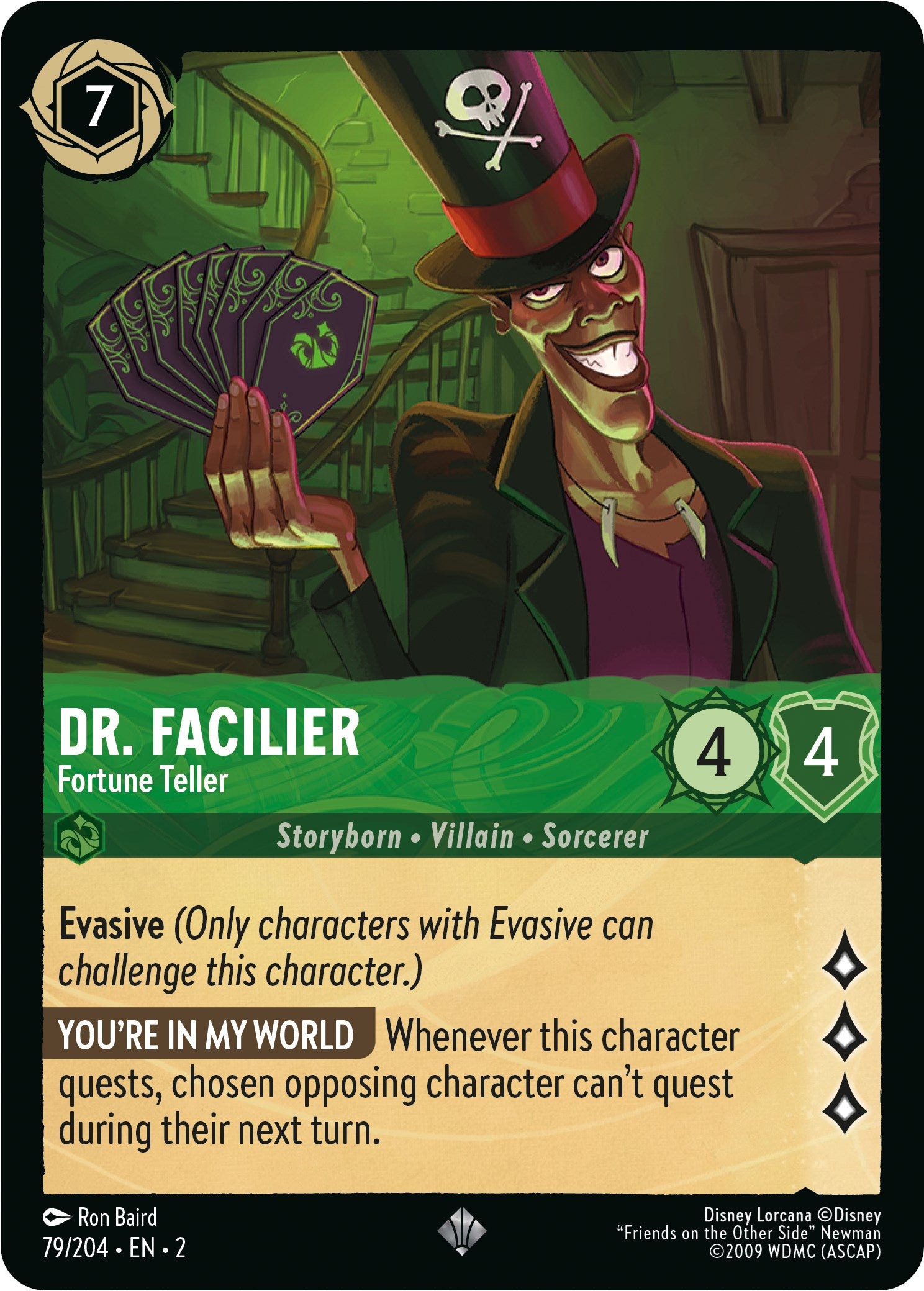 Collection of Dr. Facilier - Fortune Teller (79/204) [Rise of the Floodborn] in a gallery layout