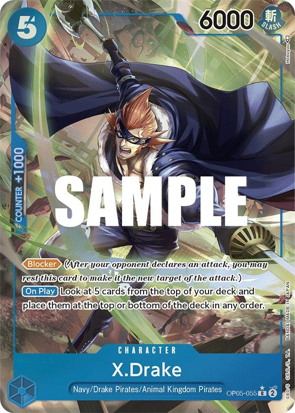 Image for X.Drake (Alternate Art) (5055) (OP05)
