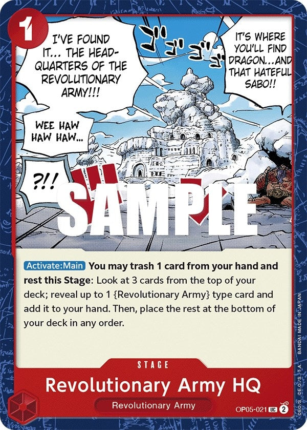 Image for Revolutionary Army HQ (5021) (OP05)