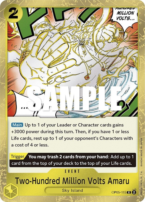 Image for Two-Hundred Million Volts Amaru (5115) (OP05)