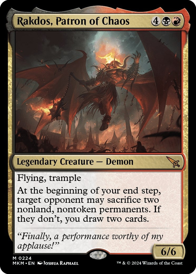 Image for Rakdos, Patron of Chaos (224) (MKM)