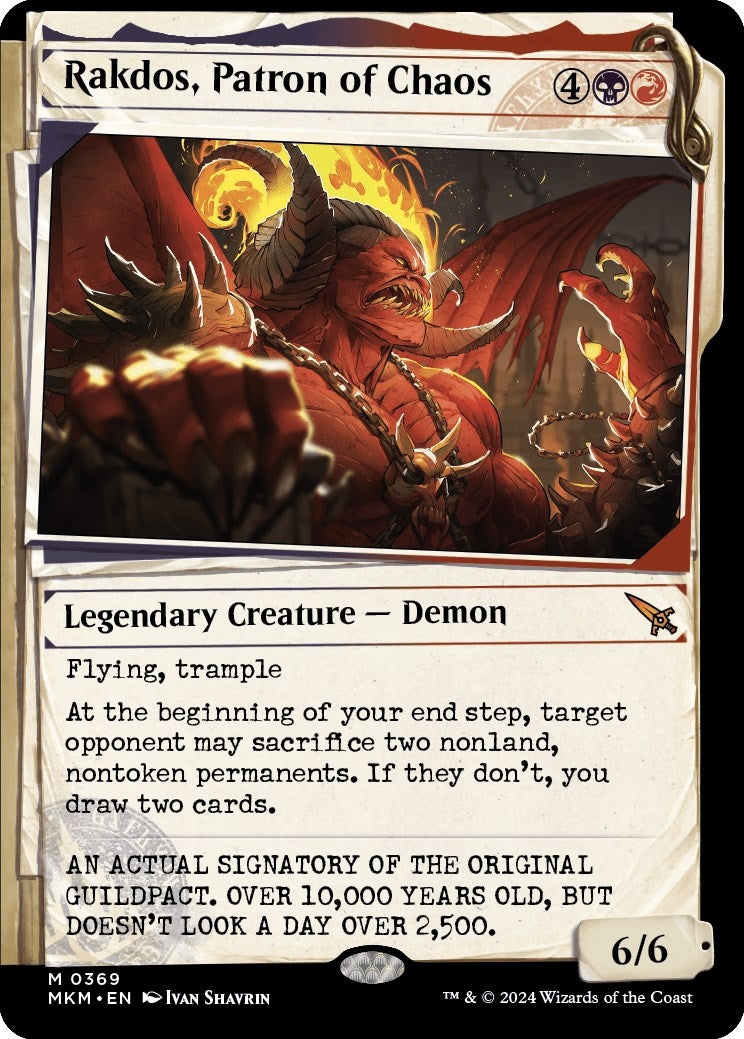 Image for Rakdos, Patron of Chaos (Showcase) (0369) (369) (MKM)
