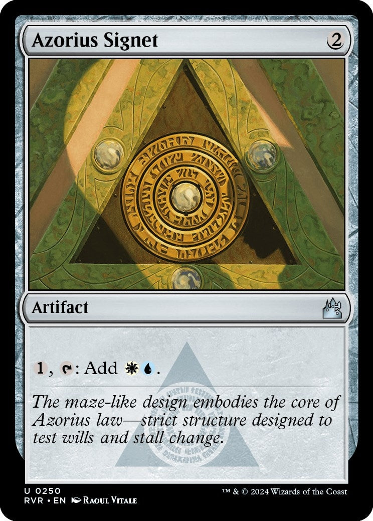 Image for Azorius Signet (250) (RVR)