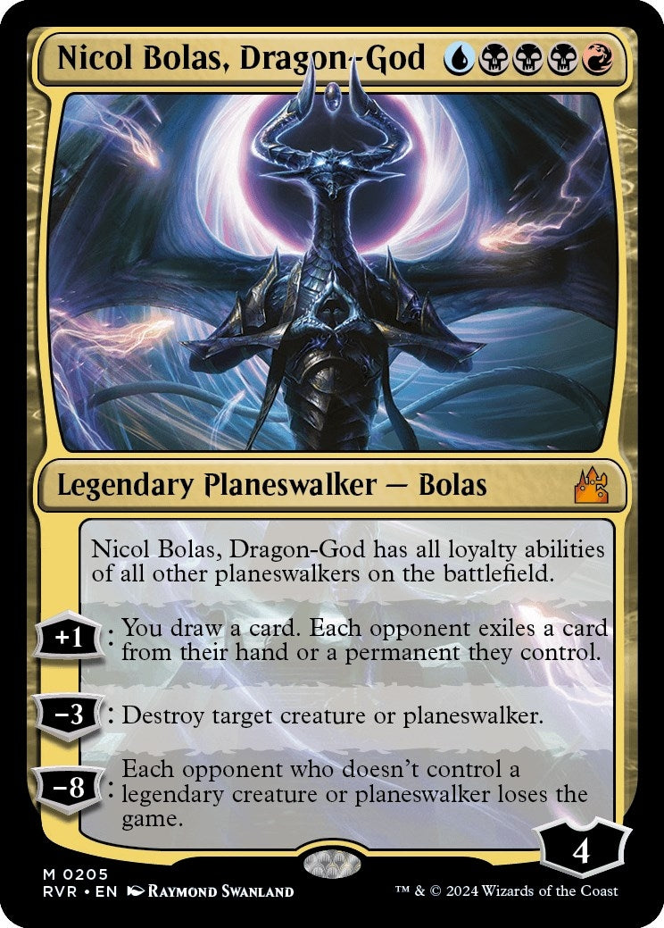 Image for Nicol Bolas, Dragon-God (205) [Ravnica Remastered]