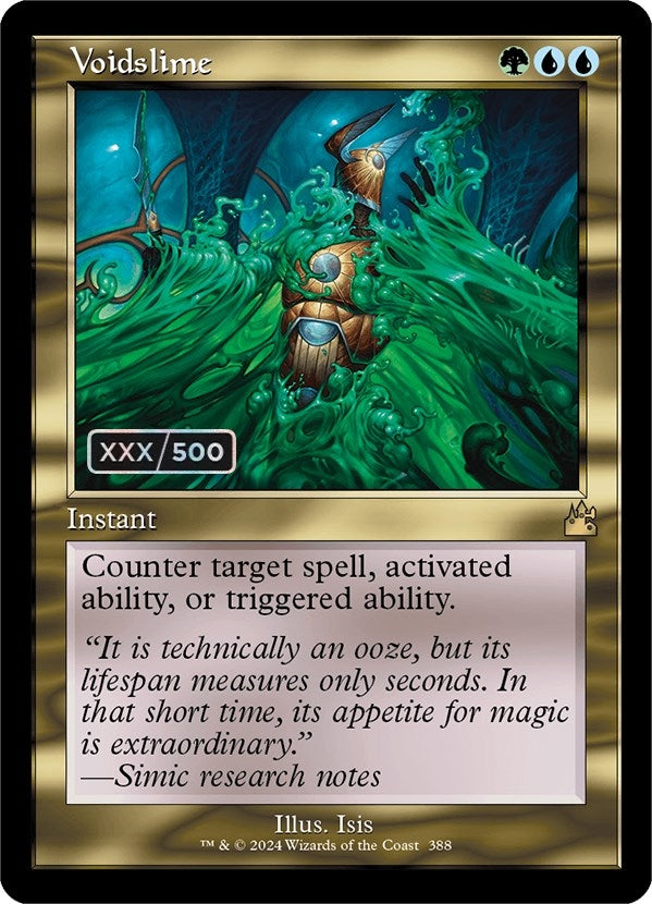 Image for Voidslime (Retro Frame) (Serial Numbered) (388) [Ravnica Remastered]