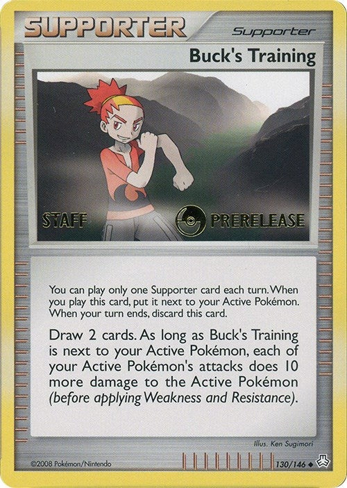 Image for Buck's Training - 130/146 (Prerelease) [Staff] (130) (LA)