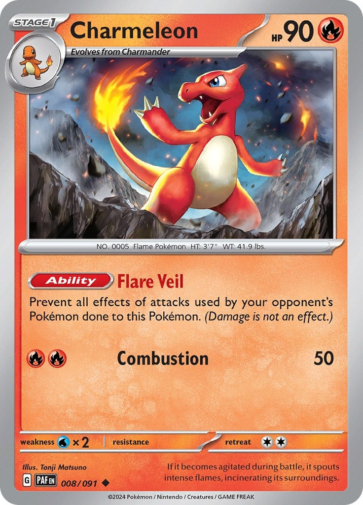 Image for Charmeleon - 008/091 (8) (PAF)