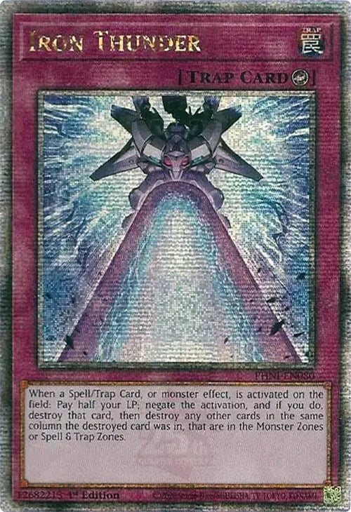 Image for Iron Thunder (Quarter Century Secret Rare) (80) (PHNI)