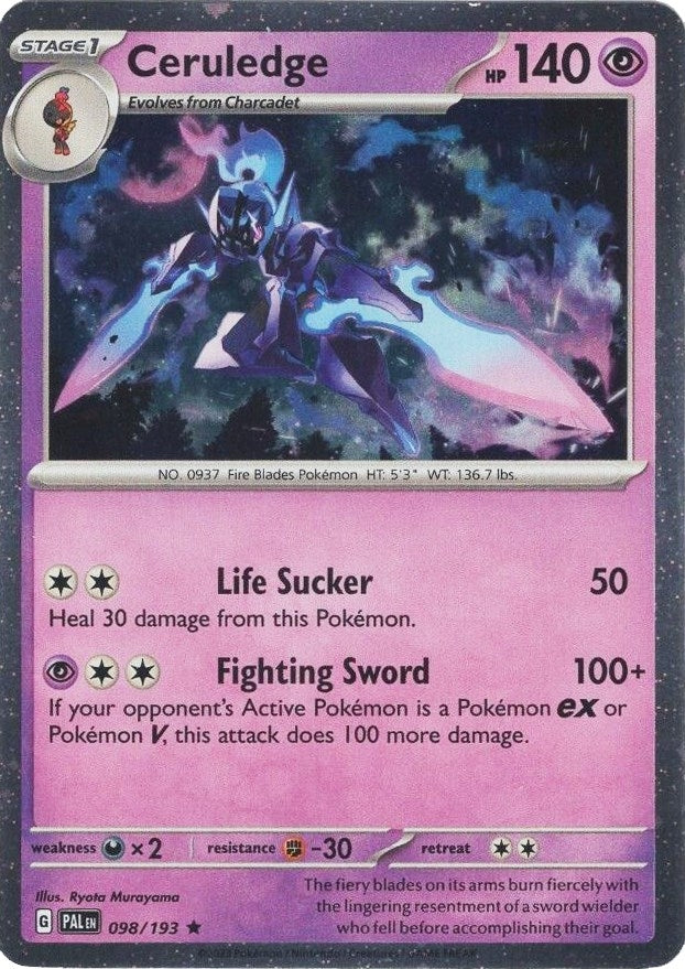 Image for Ceruledge - 098/193 (Cosmos Holo) (98) (MCAP)