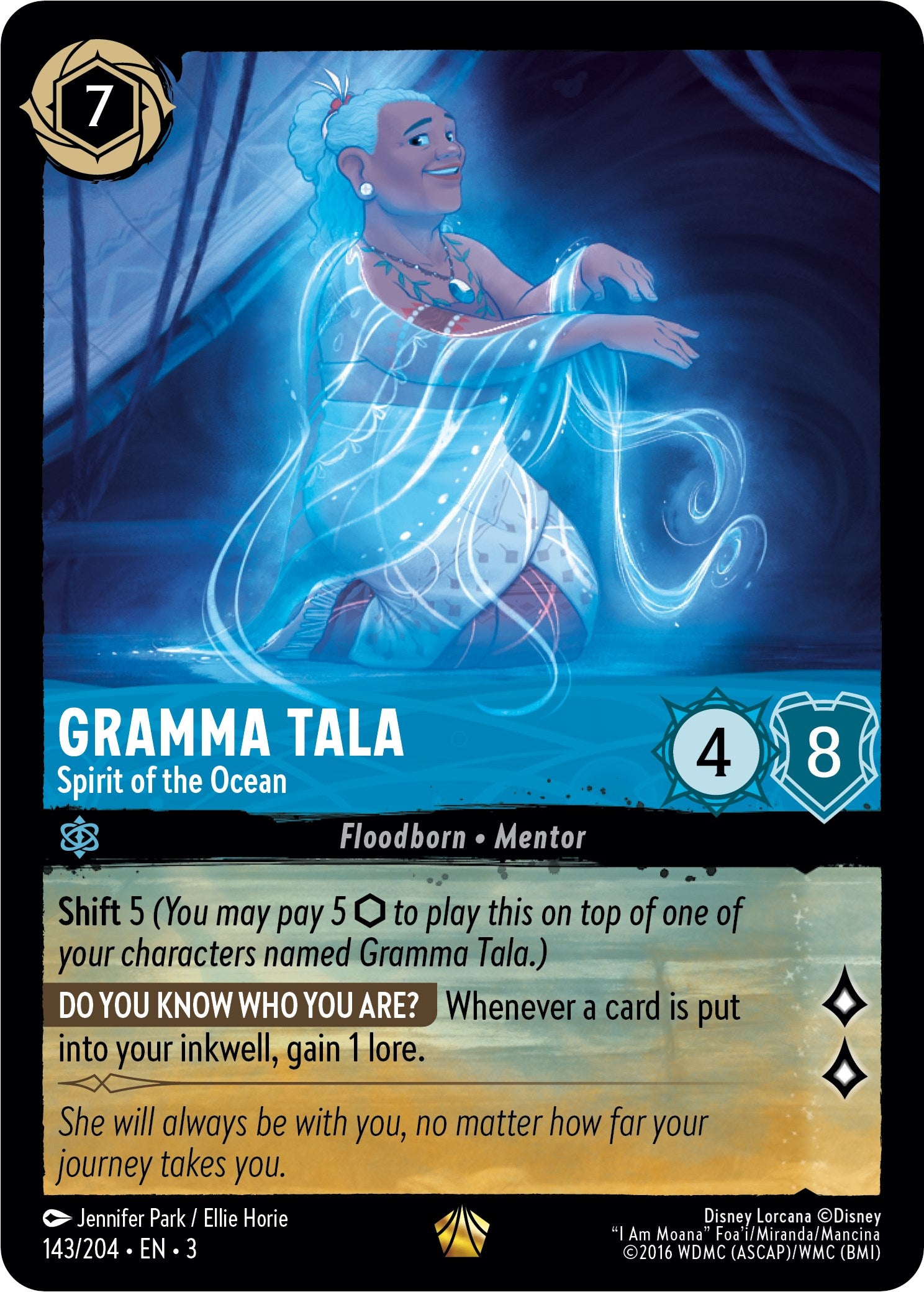 Collection of Gramma Tala - Spirit of the Ocean (143/204) [Into the Inklands] in a gallery layout