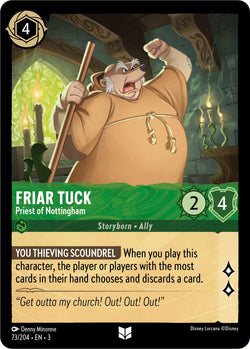 Collection of Friar Tuck - Priest of Nottingham (73/204) [Into the Inklands] in a gallery layout