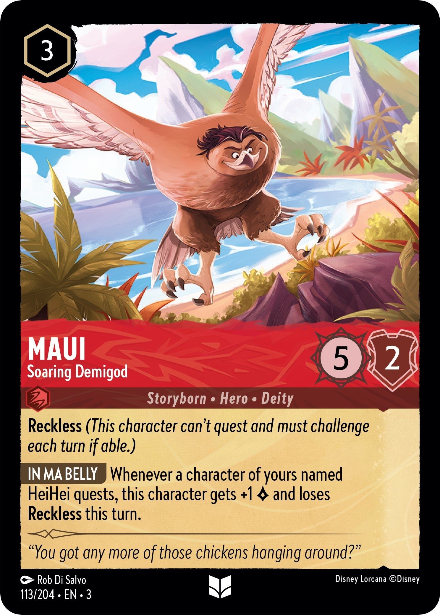 Image for Maui - Soaring Demigod (113) (3)