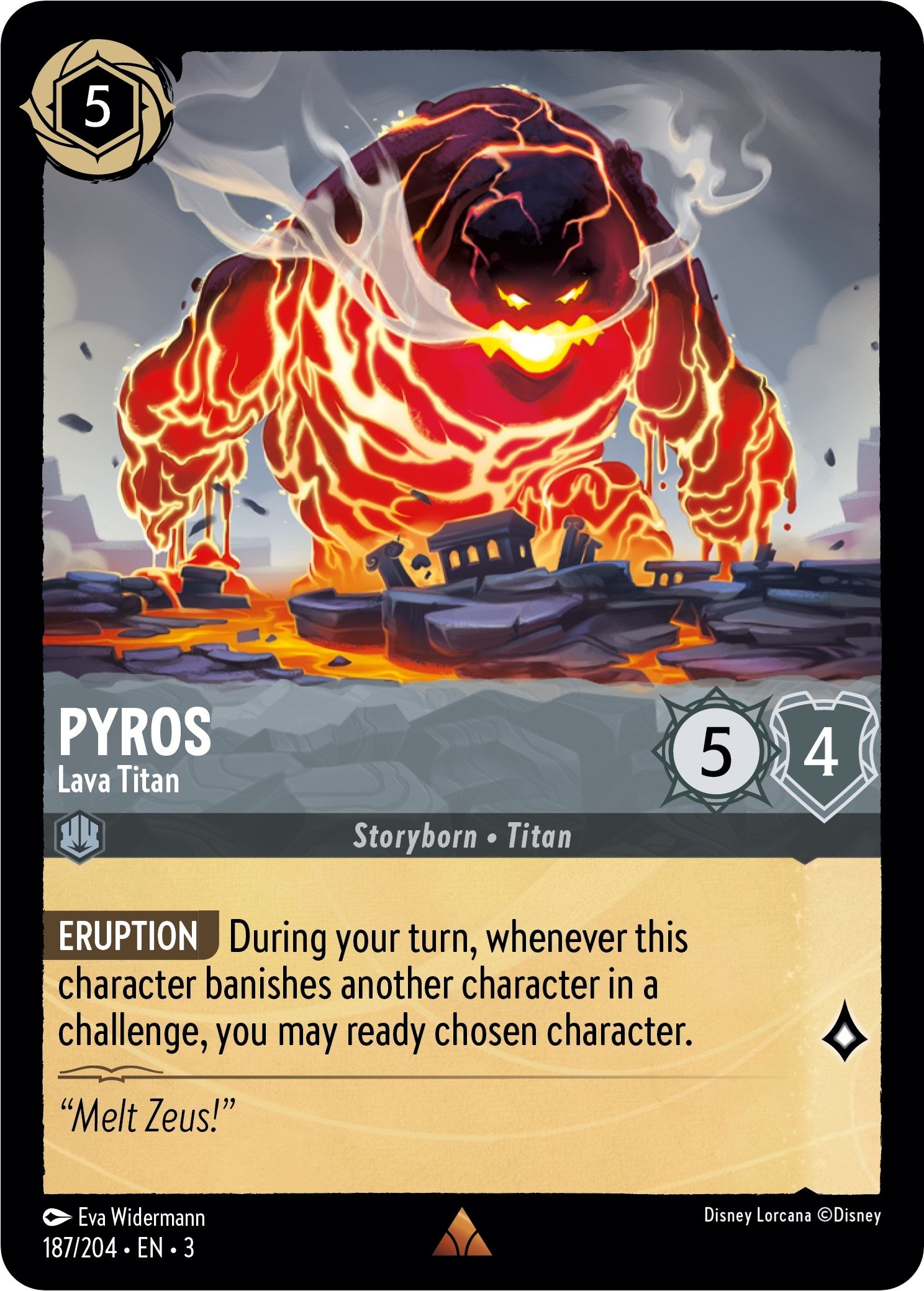 Image for Pyros - Lava Titan (187) (3)