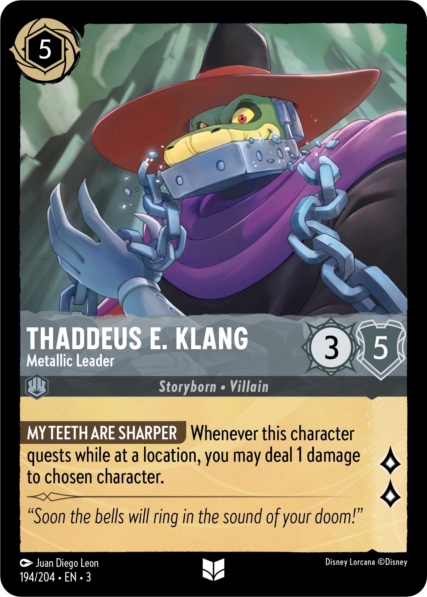 Image for Thaddeus E. Klang - Metallic Leader (194) (3)