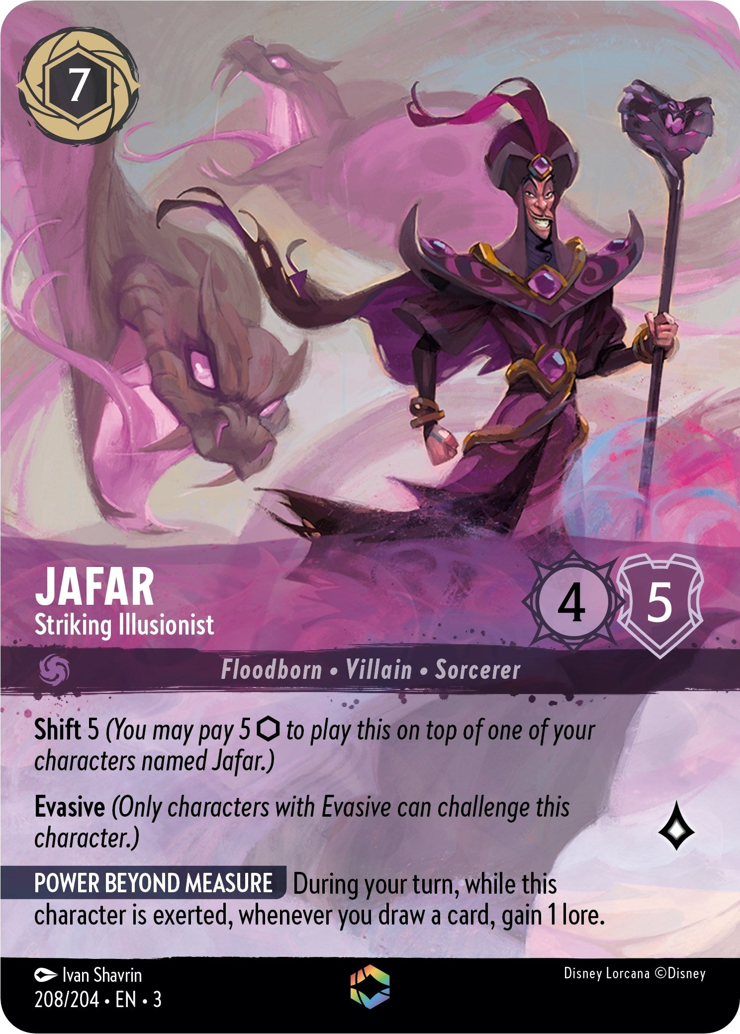 Image for Jafar - Striking Illusionist (Enchanted) (208) (3)