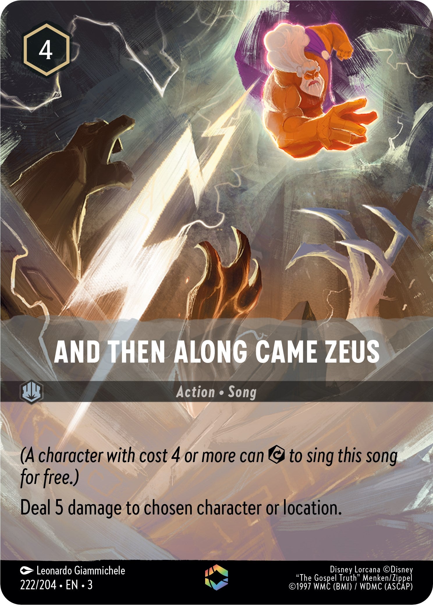 And Then Along Came Zeus (Enchanted) (222/204) [Into the Inklands]