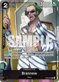 Collection of Brannew (Offline Regional 2024) [Participant] [One Piece Promotion Cards] in a gallery layout