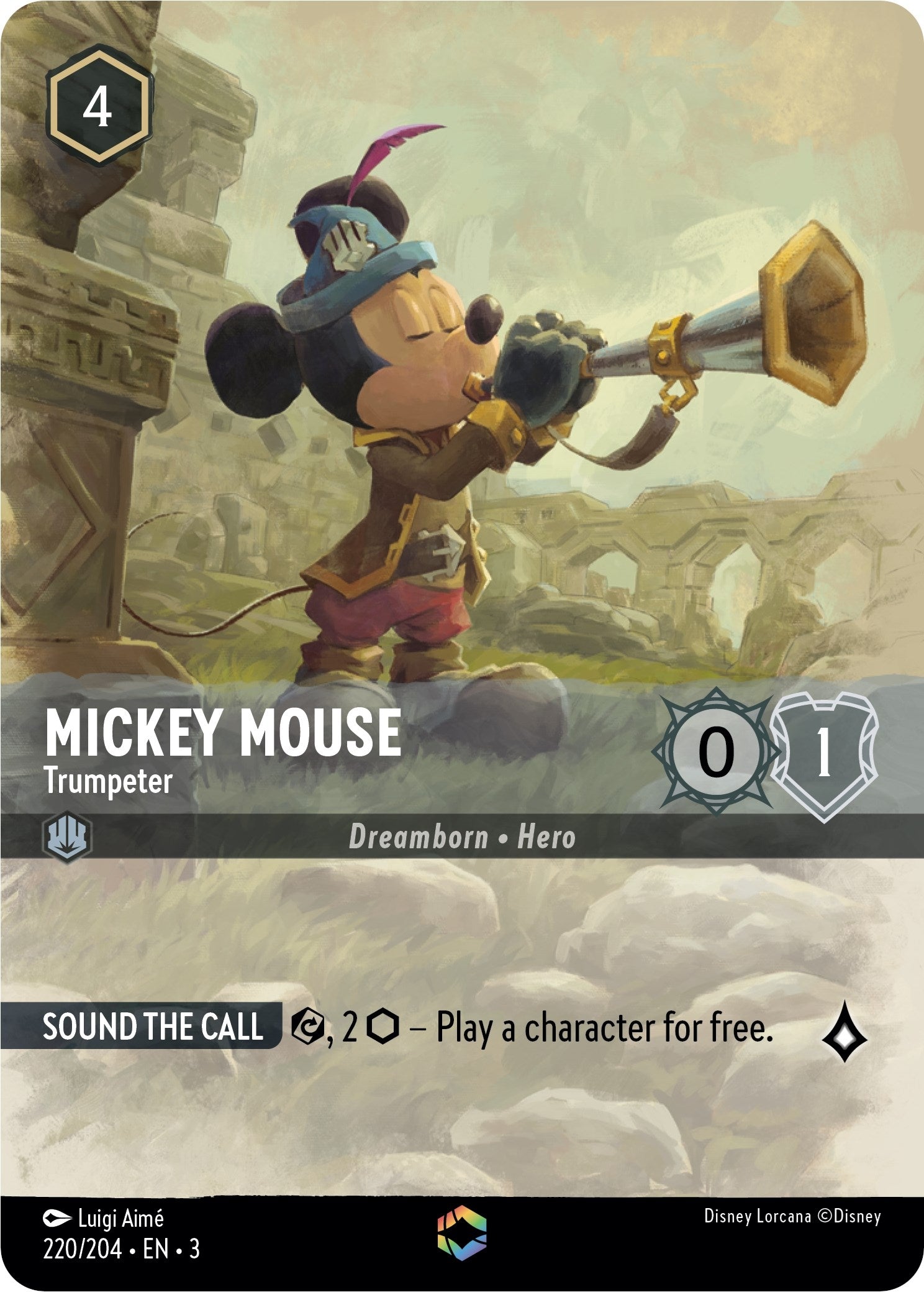 Image for Mickey Mouse - Trumpeter (Enchanted) (220) (3)