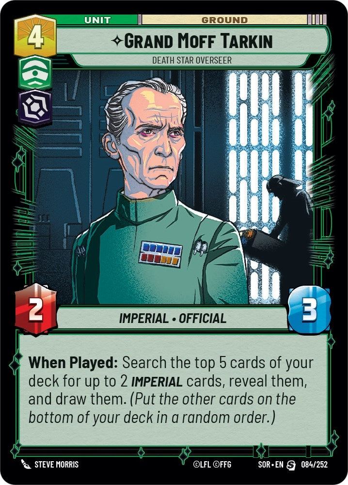 Image for Grand Moff Tarkin - Death Star Overseer (84) (SOR)