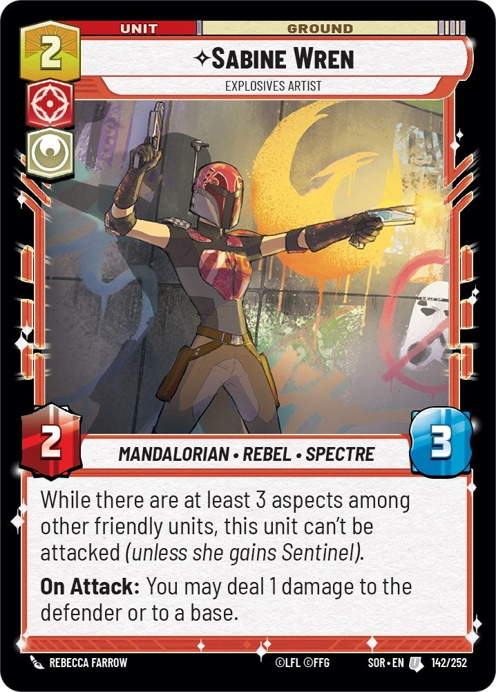 Image for Sabine Wren - Explosives Artist (142) (SOR)