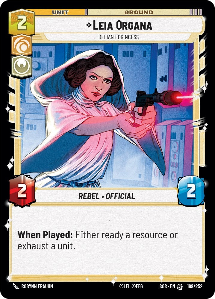 Image for Leia Organa - Defiant Princess (189) (SOR)