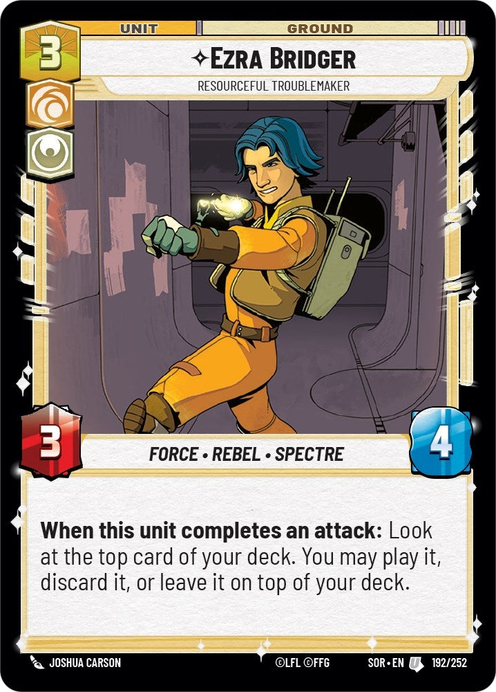 Image for Ezra Bridger - Resourceful Troublemaker (192) (SOR)