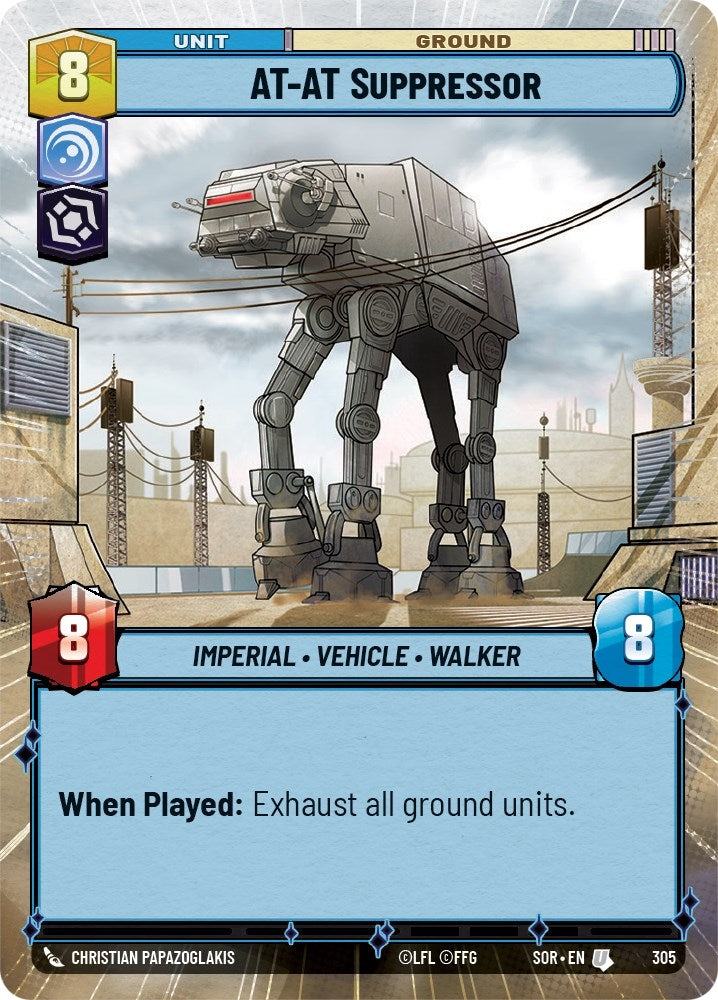 Image for AT-AT Suppressor (Hyperspace) (305) (SOR)